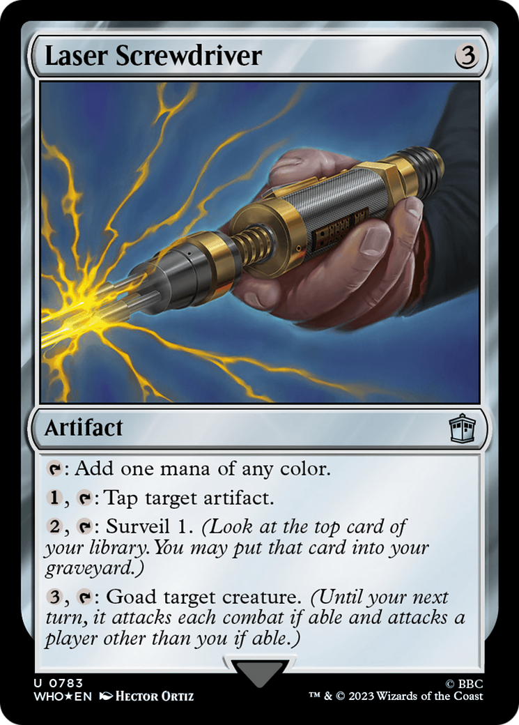 Laser Screwdriver (Surge Foil) [Doctor Who] - Magic: The Gathering - Card Brawlers | Quebec | Canada |