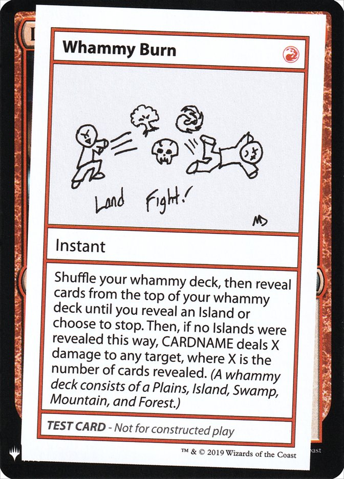 Whammy Burn [Mystery Booster Playtest Cards] - Magic: The Gathering - Card Brawlers | Quebec | Canada |
