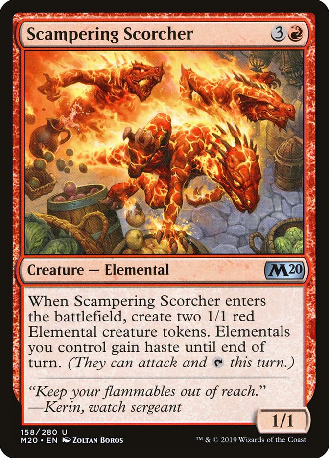 Scampering Scorcher [Core Set 2020] - Magic: The Gathering - Card Brawlers | Quebec | Canada |