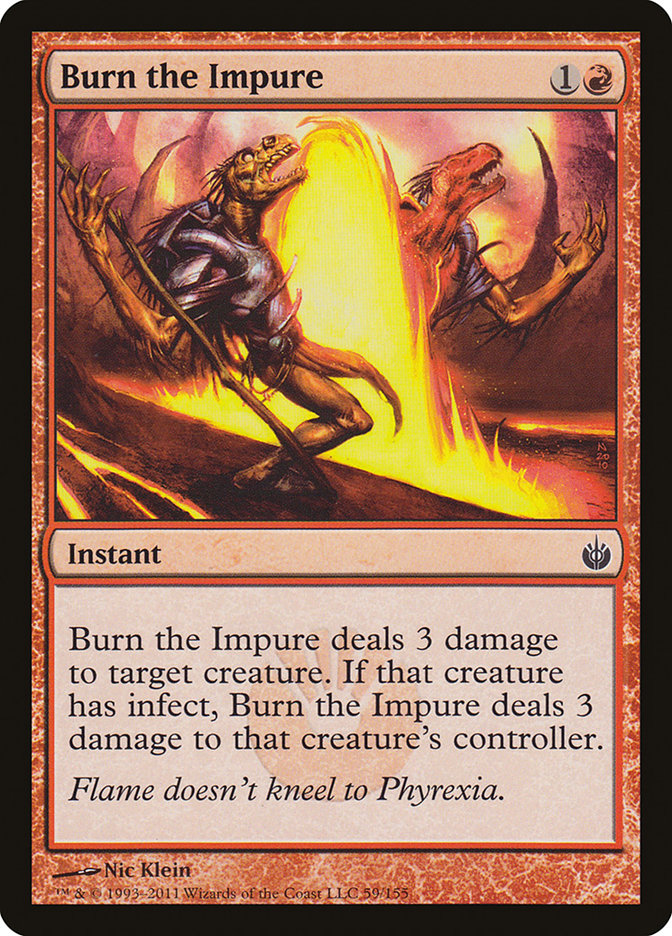 Burn the Impure [Mirrodin Besieged] - Magic: The Gathering - Card Brawlers | Quebec | Canada |