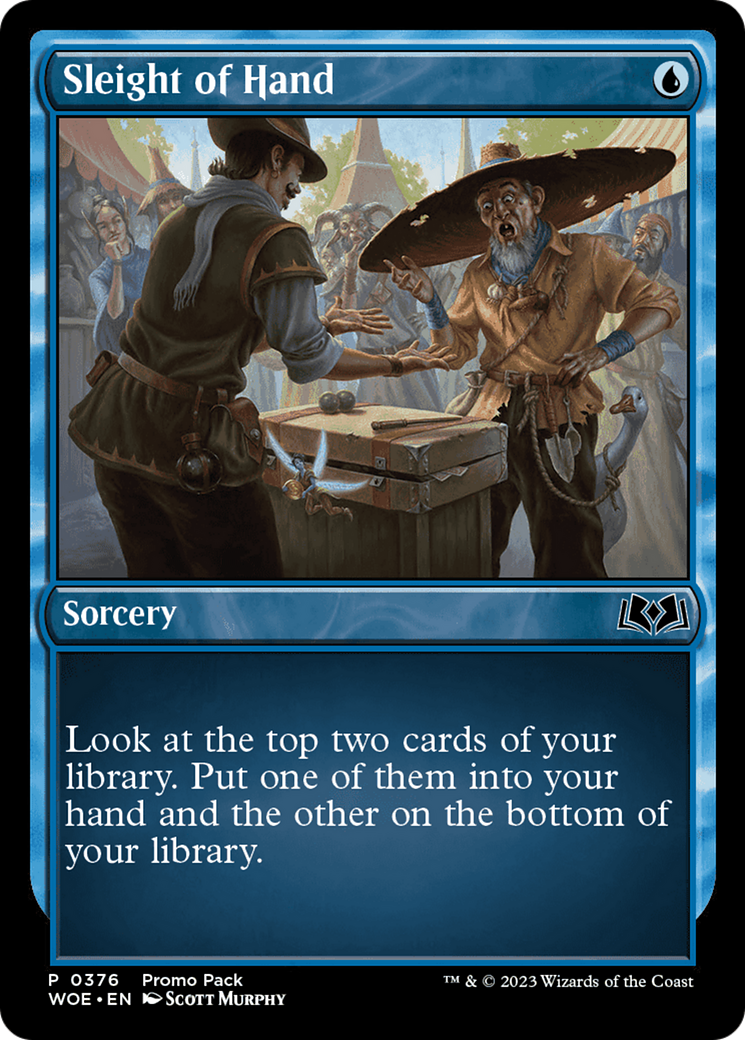 Sleight of Hand (Promo Pack) [Wilds of Eldraine Promos] - Magic: The Gathering - Card Brawlers | Quebec | Canada |