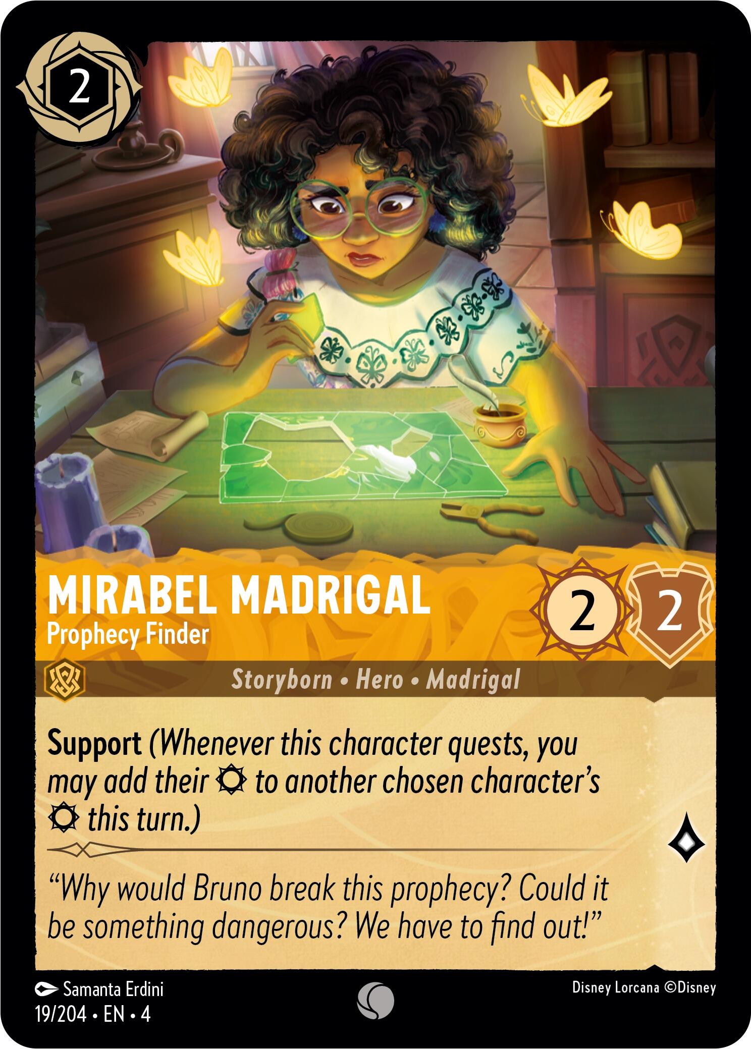 Mirabel Madrigal - Prophecy Finder (19/204) [Ursula's Return] - Disney - Card Brawlers | Quebec | Canada |