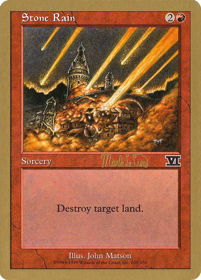 Stone Rain (Mark Le Pine) [World Championship Decks 1999] - Magic: The Gathering - Card Brawlers | Quebec | Canada |