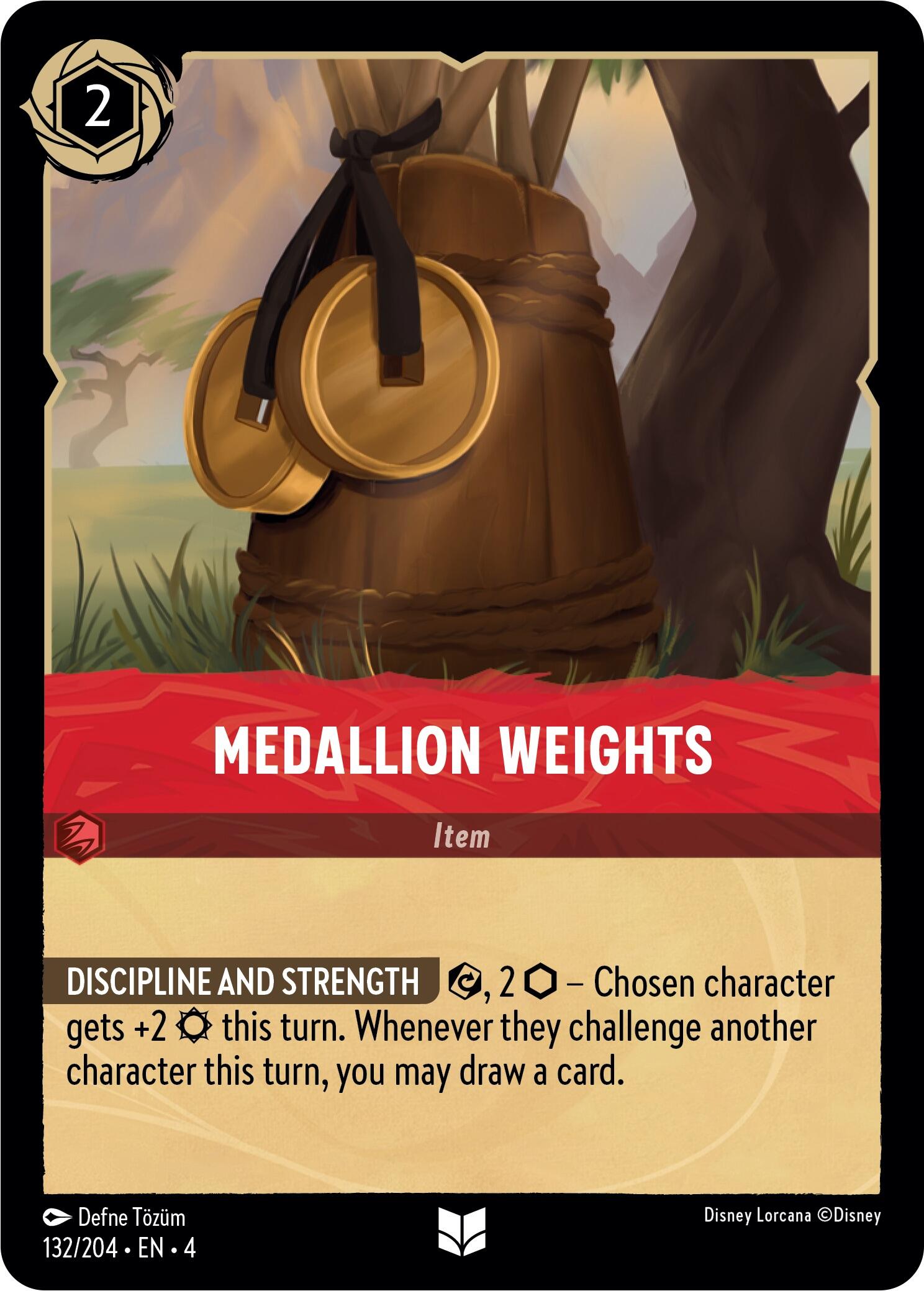 Medallion Weights (132/204) [Ursula's Return] - Disney - Card Brawlers | Quebec | Canada |