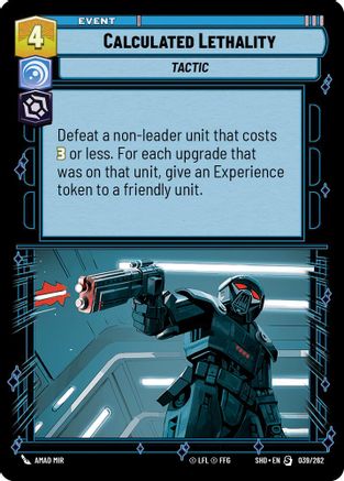 Calculated Lethality (039/262) (039/262) [Shadows of the Galaxy] - Fantasy Flight Games - Card Brawlers | Quebec | Canada |