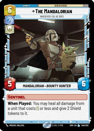 The Mandalorian - Wherever I Go, He Goes (049/262) (049/262) [Shadows of the Galaxy] - Fantasy Flight Games - Card Brawlers | Quebec | Canada |