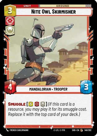 Nite Owl Skirmisher (149/262) (149/262) [Shadows of the Galaxy] - Fantasy Flight Games - Card Brawlers | Quebec | Canada |