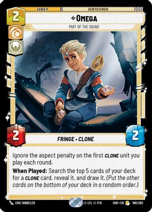 Omega - Part of the Squad (198/262) (198/262) [Shadows of the Galaxy] - Fantasy Flight Games - Card Brawlers | Quebec | Canada |