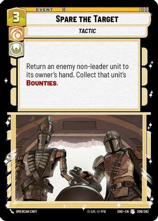 Spare the Target (206/262) (206/262) [Shadows of the Galaxy] - Fantasy Flight Games - Card Brawlers | Quebec | Canada |
