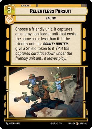 Relentless Pursuit (232/262) (232/262) [Shadows of the Galaxy] - Fantasy Flight Games - Card Brawlers | Quebec | Canada |