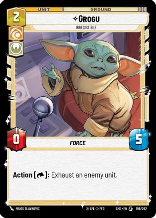Grogu - Irresistible (196/262) (196/262) [Shadows of the Galaxy] - Fantasy Flight Games - Card Brawlers | Quebec | Canada |