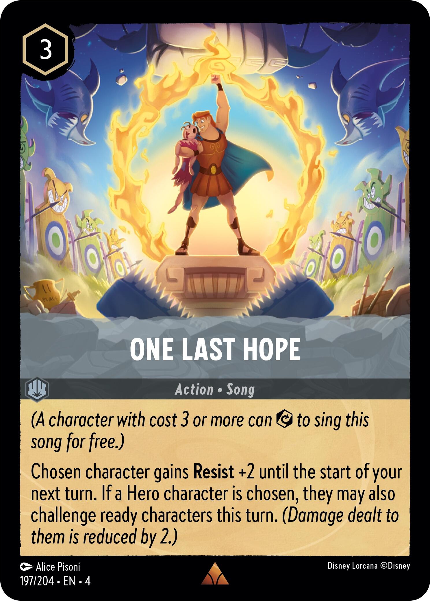 One Last Hope (197/204) [Ursula's Return] - Disney - Card Brawlers | Quebec | Canada |