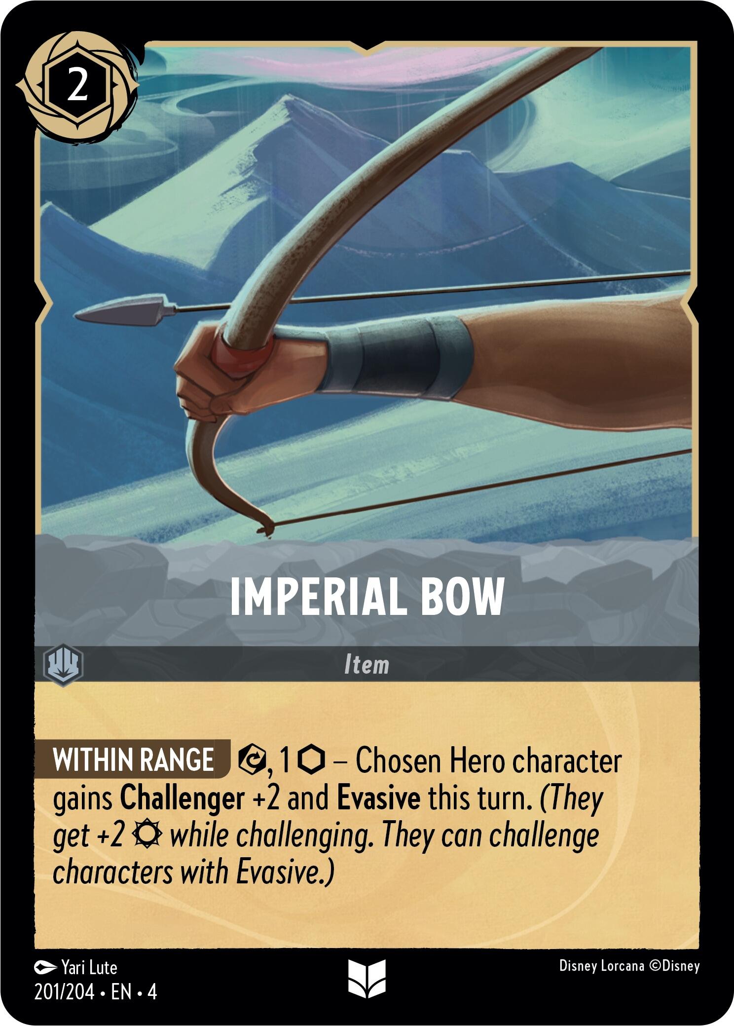 Imperial Bow (201/204) [Ursula's Return] - Disney - Card Brawlers | Quebec | Canada |