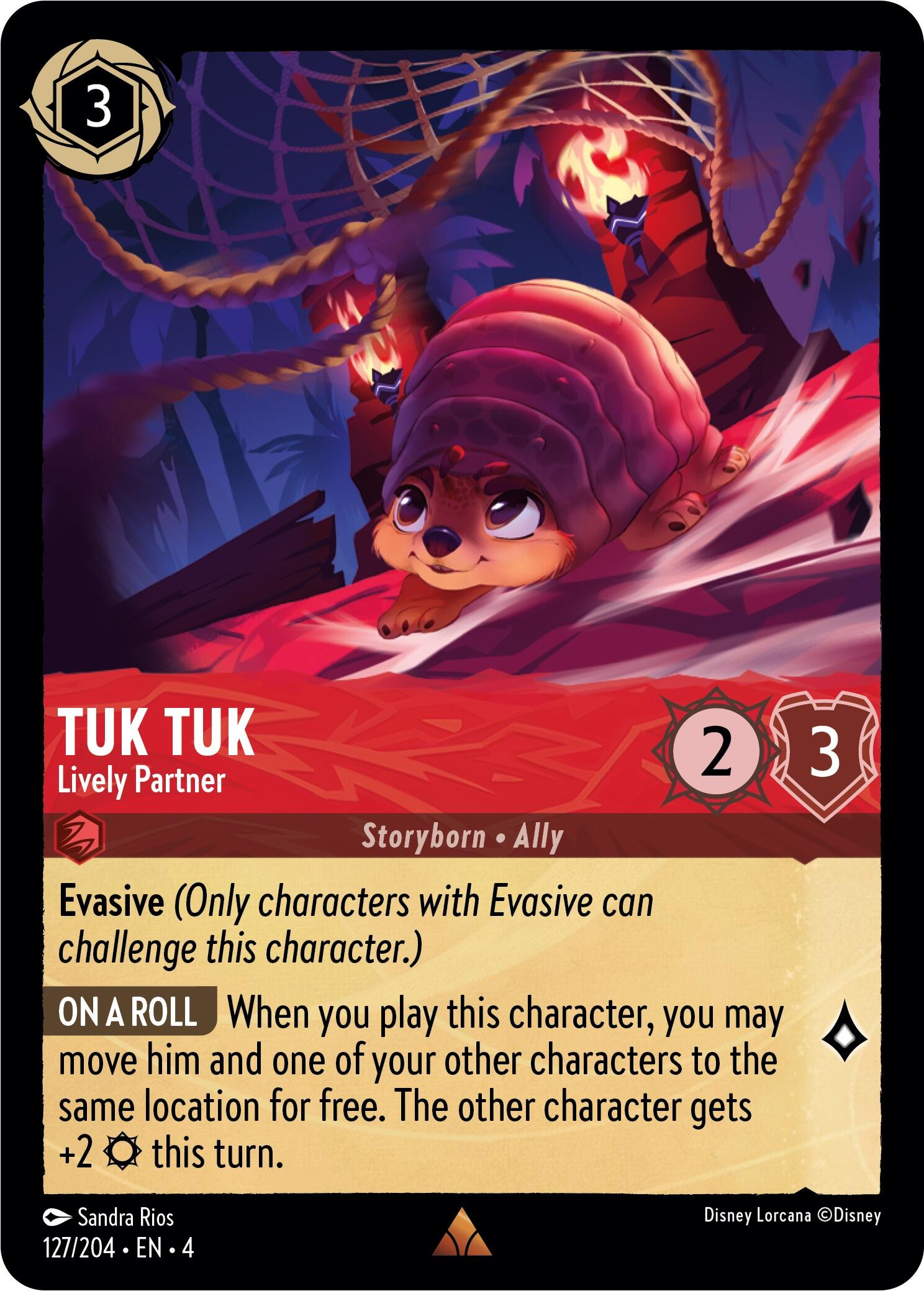 Tuk Tuk - Lively Partner (127/204) [Ursula's Return] - Disney - Card Brawlers | Quebec | Canada |