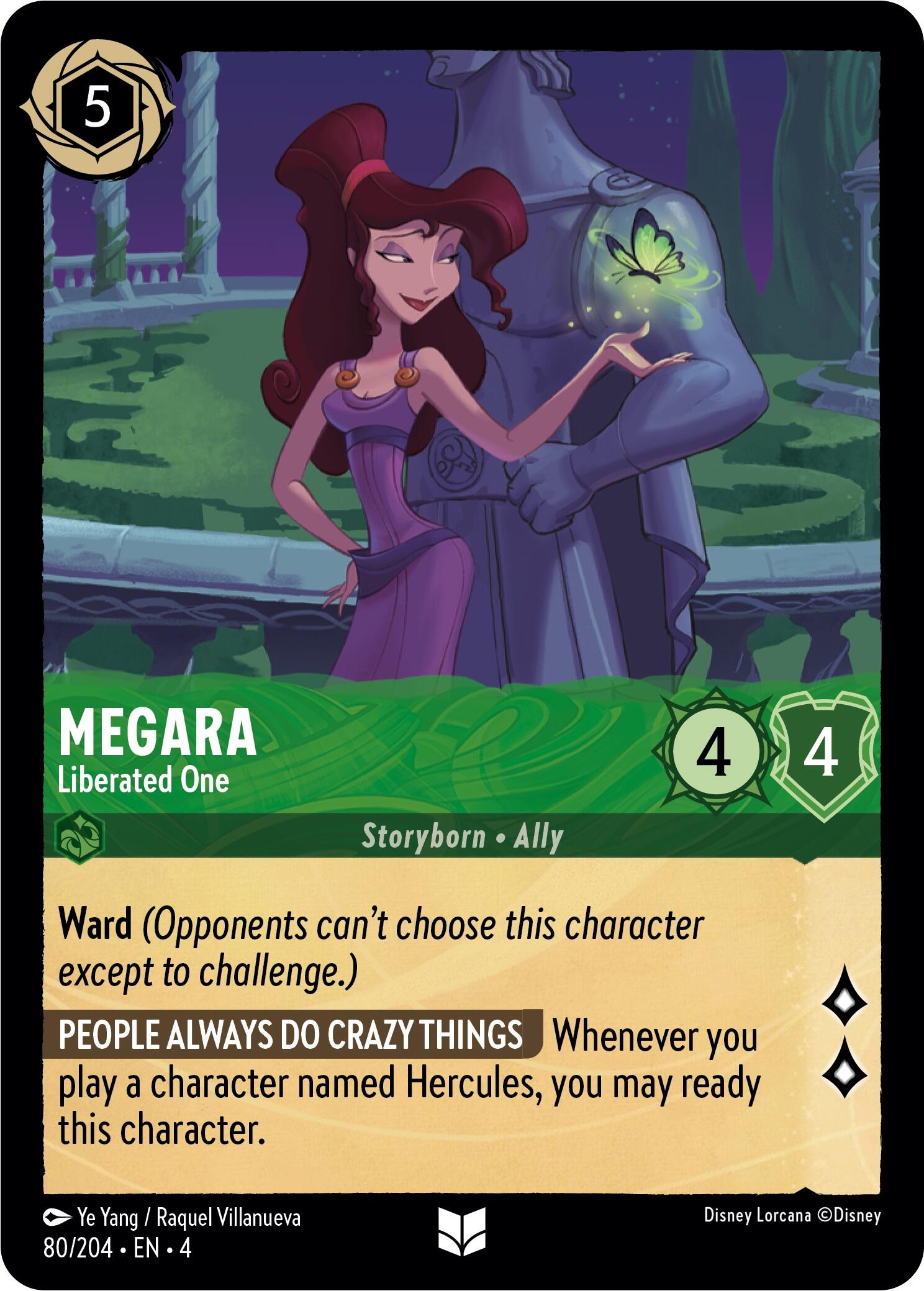 Megara - Liberated One (80/204) [Ursula's Return] - Disney - Card Brawlers | Quebec | Canada |