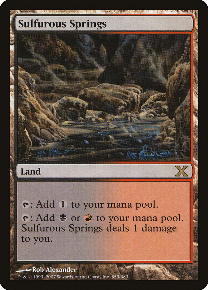 Sulfurous Springs [Tenth Edition] - Magic: The Gathering - Card Brawlers | Quebec | Canada |
