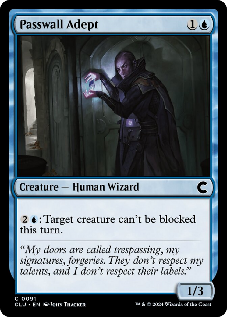 Passwall Adept [Ravnica: Clue Edition] - Magic: The Gathering - Card Brawlers | Quebec | Canada |
