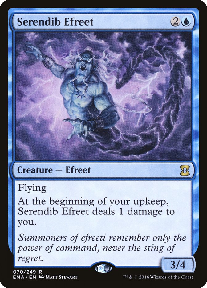 Serendib Efreet [Eternal Masters] - Magic: The Gathering - Card Brawlers | Quebec | Canada |