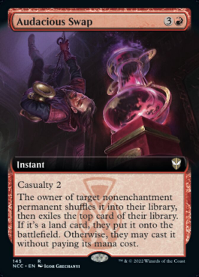 Audacious Swap (Extended Art) [Streets of New Capenna Commander] - Magic: The Gathering - Card Brawlers | Quebec | Canada |