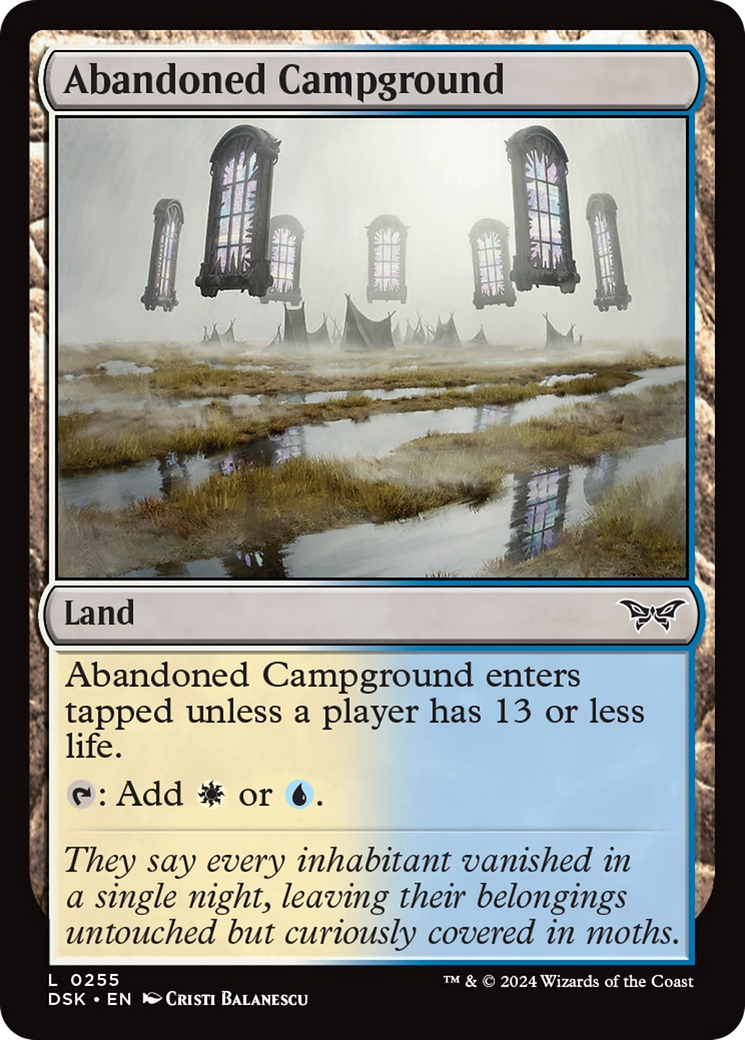 Abandoned Campground [Duskmourn: House of Horror] - Magic: The Gathering - Card Brawlers | Quebec | Canada |