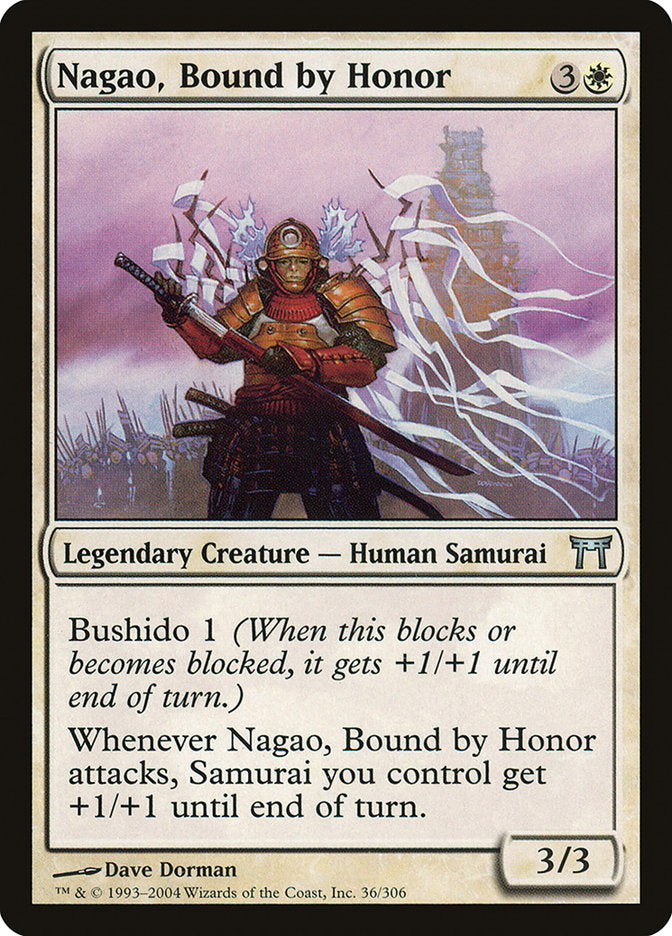 Nagao, Bound by Honor [Champions of Kamigawa] - Magic: The Gathering - Card Brawlers | Quebec | Canada |