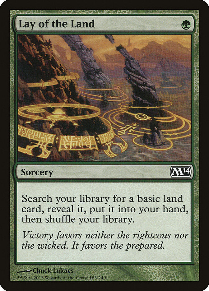 Lay of the Land [Magic 2014] - Magic: The Gathering - Card Brawlers | Quebec | Canada |