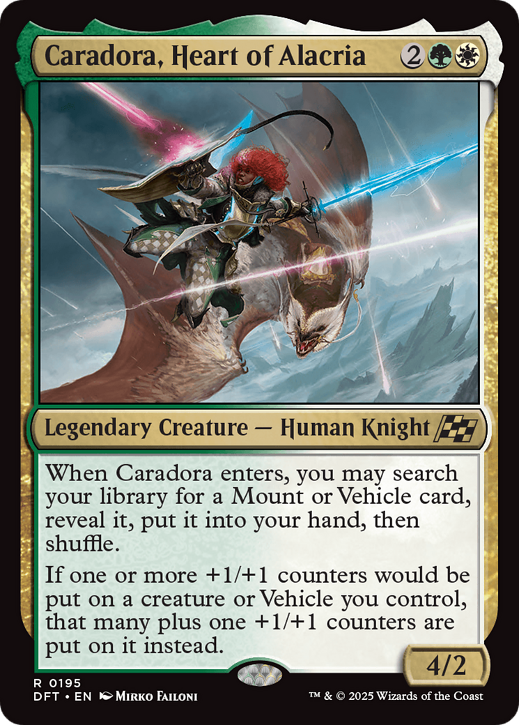 Caradora, Heart of Alacria [Aetherdrift] - Magic: The Gathering - Card Brawlers | Quebec | Canada |