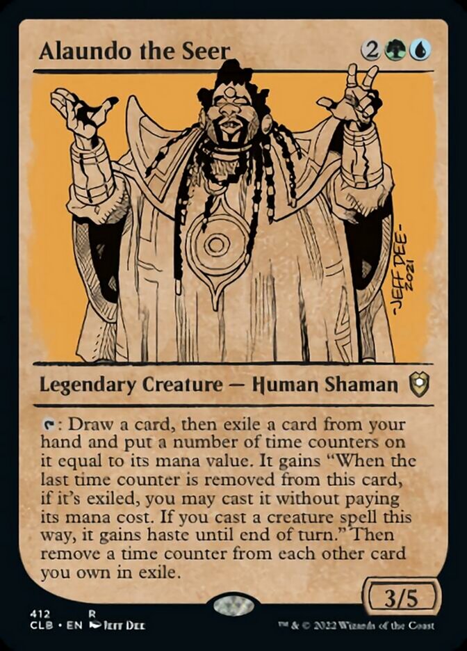 Alaundo the Seer (Showcase) [Commander Legends: Battle for Baldur's Gate] - Magic: The Gathering - Card Brawlers | Quebec | Canada |