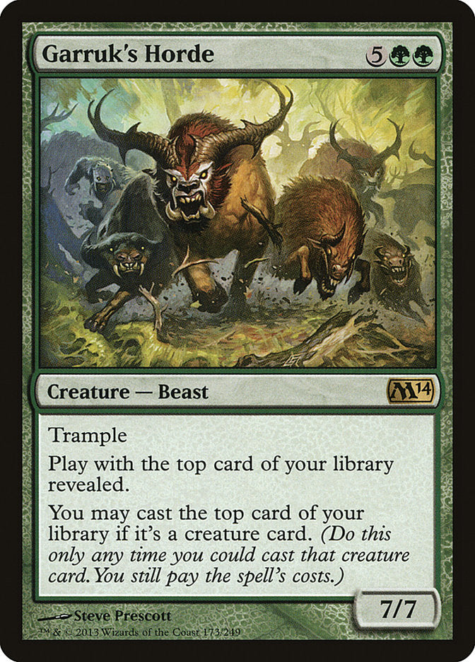 Garruk's Horde [Magic 2014] - Magic: The Gathering - Card Brawlers | Quebec | Canada |
