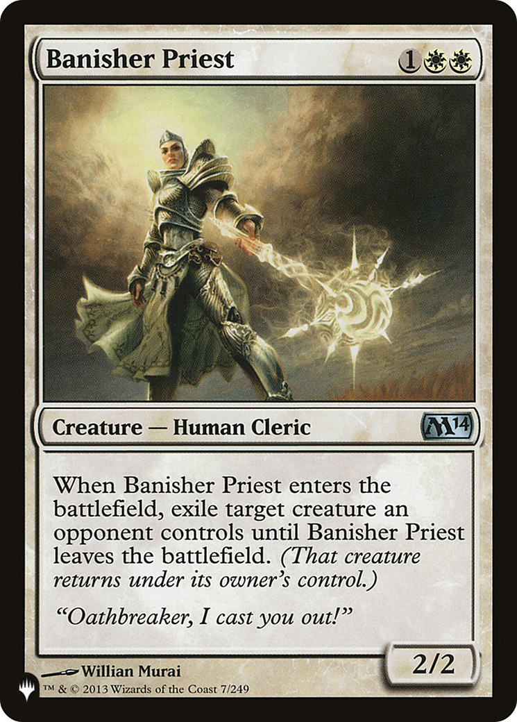 Banisher Priest [The List] - Magic: The Gathering - Card Brawlers | Quebec | Canada |