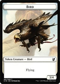 Bird (001) // Sculpture Double-Sided Token [Commander 2019 Tokens] - Magic: The Gathering - Card Brawlers | Quebec | Canada |