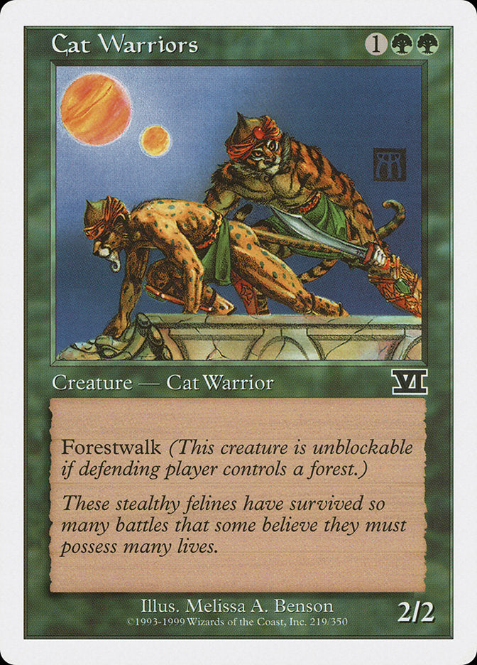 Cat Warriors [Classic Sixth Edition] - Magic: The Gathering - Card Brawlers | Quebec | Canada |