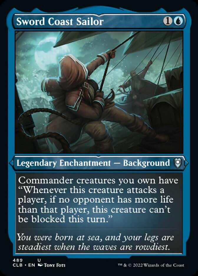 Sword Coast Sailor (Foil Etched) [Commander Legends: Battle for Baldur's Gate] - Magic: The Gathering - Card Brawlers | Quebec | Canada |