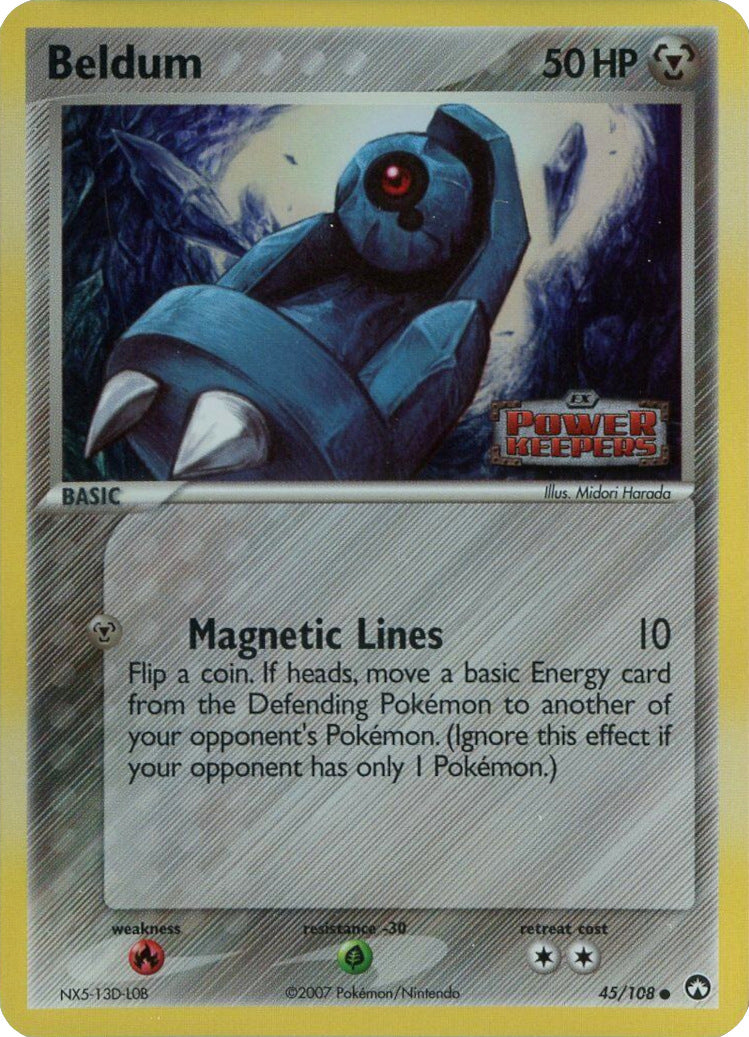 Beldum (45/108) (Stamped) [EX: Power Keepers] - Pokémon - Card Brawlers | Quebec | Canada |