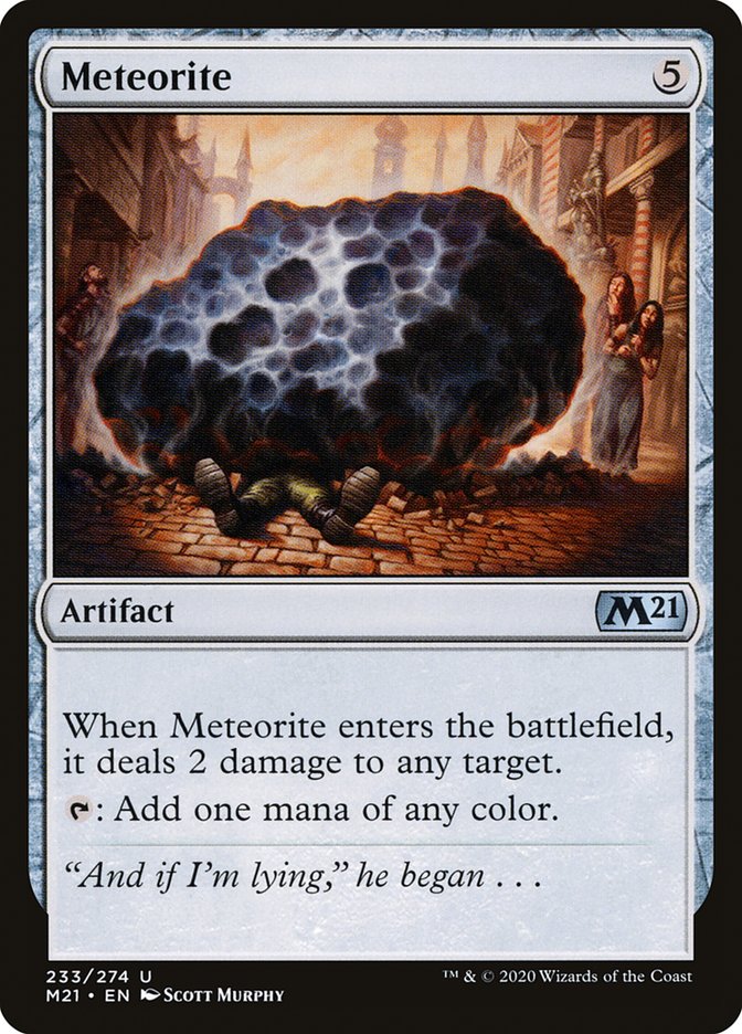 Meteorite [Core Set 2021] - Magic: The Gathering - Card Brawlers | Quebec | Canada |
