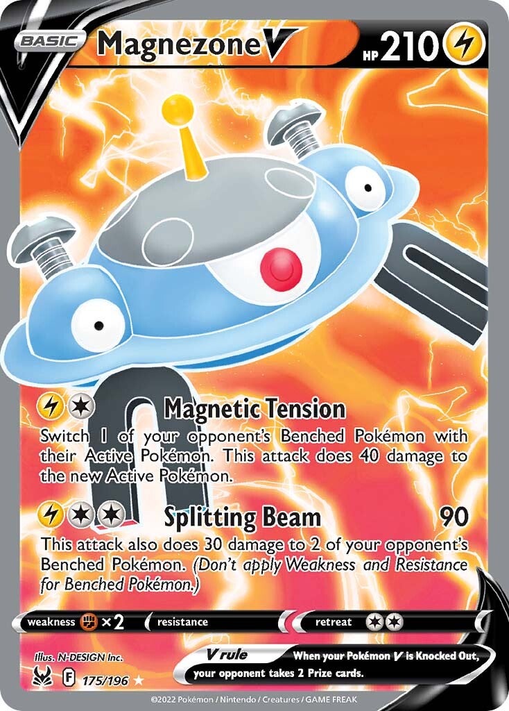 Magnezone V (175/196) [Sword & Shield: Lost Origin] - Pokémon - Card Brawlers | Quebec | Canada |