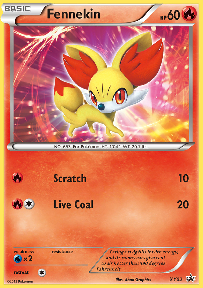 Fennekin (XY02) [XY: Black Star Promos] - Pokémon - Card Brawlers | Quebec | Canada |