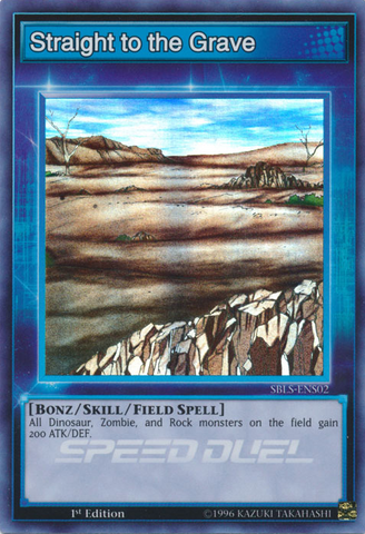 Straight to the Grave [SBLS-ENS02] Super Rare - Yu-Gi-Oh! - Card Brawlers | Quebec | Canada |
