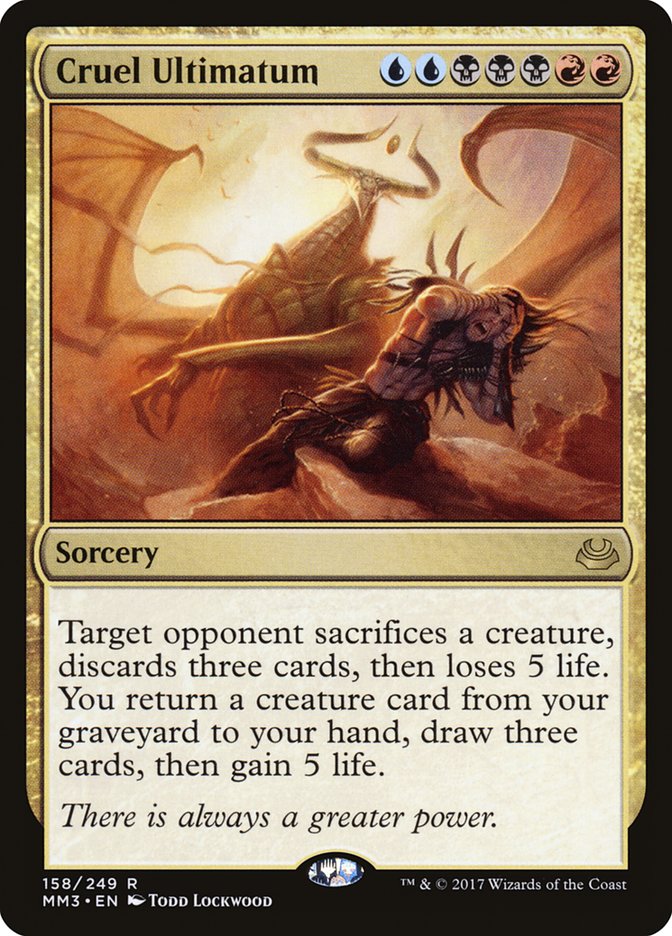 Cruel Ultimatum [Modern Masters 2017] - Magic: The Gathering - Card Brawlers | Quebec | Canada |