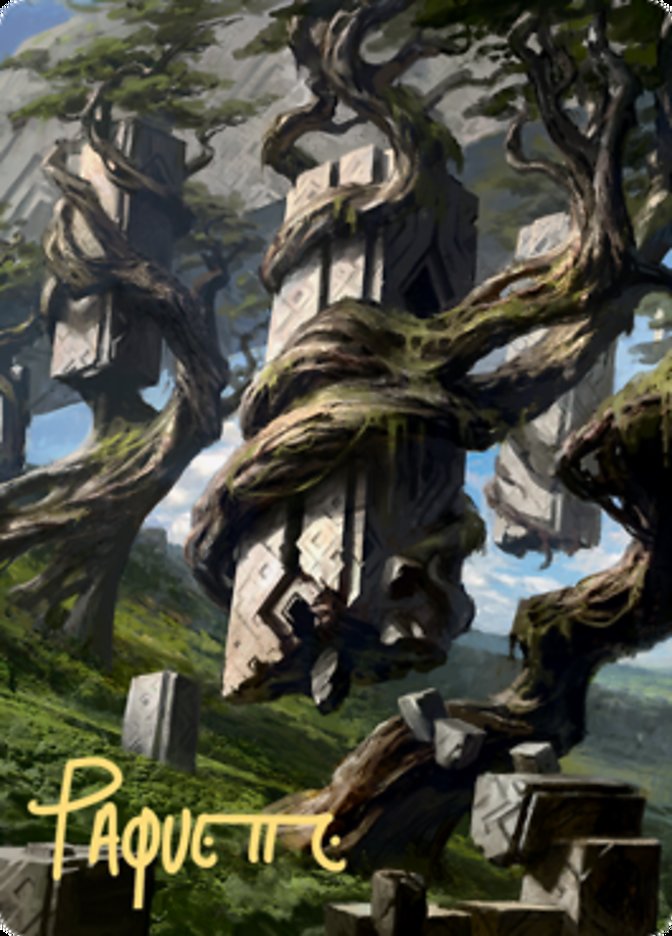 Forest 2 Art Card (Gold-Stamped Signature) [Zendikar Rising Art Series] - Magic: The Gathering - Card Brawlers | Quebec | Canada |