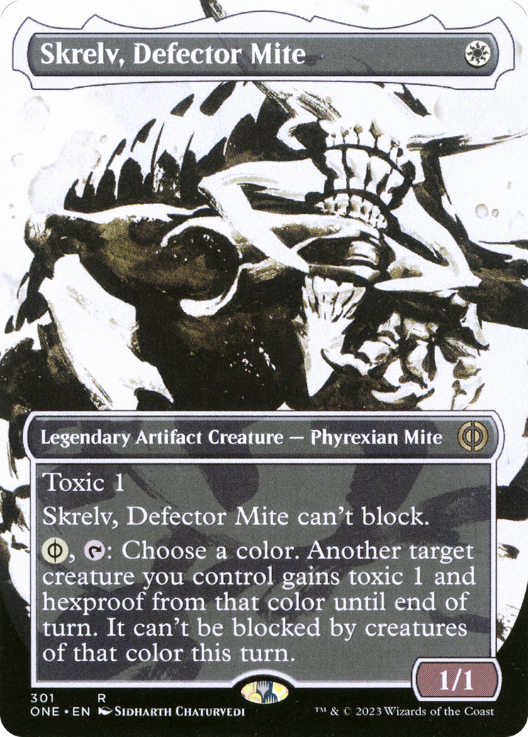 Skrelv, Defector Mite (Borderless Ichor) [Phyrexia: All Will Be One] - Magic: The Gathering - Card Brawlers | Quebec | Canada |