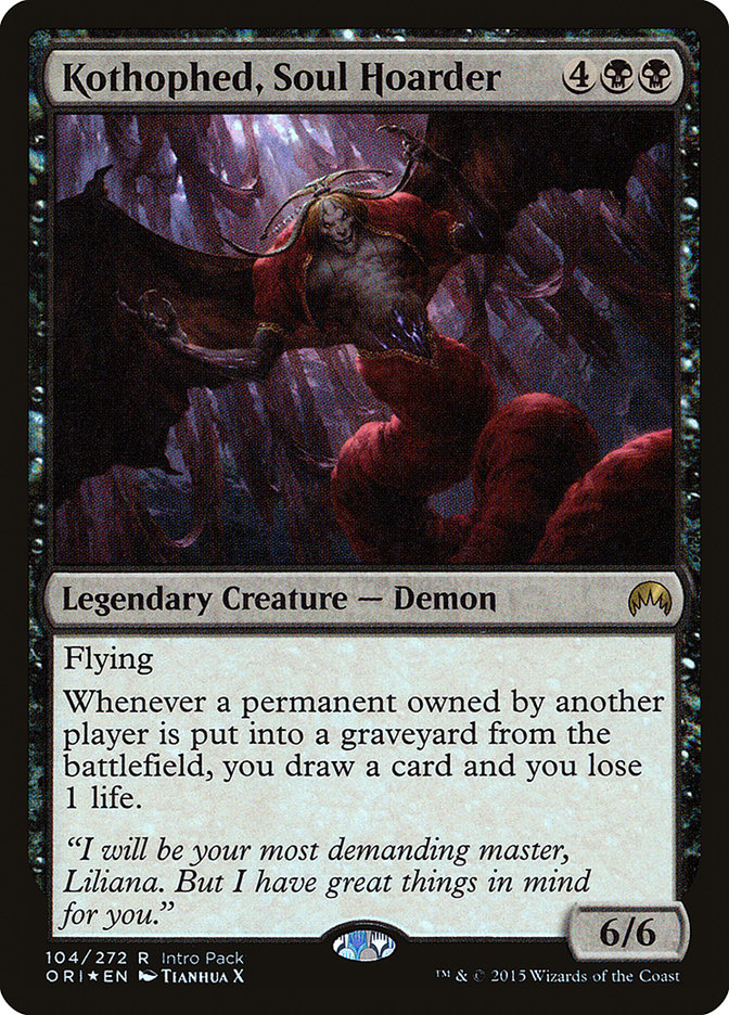 Kothophed, Soul Hoarder (Intro Pack) [Magic Origins Promos] - Magic: The Gathering - Card Brawlers | Quebec | Canada |