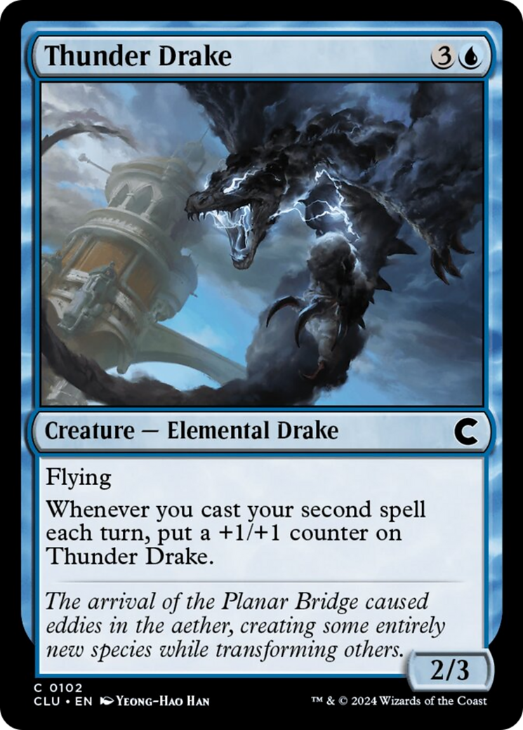 Thunder Drake [Ravnica: Clue Edition] - Magic: The Gathering - Card Brawlers | Quebec | Canada |