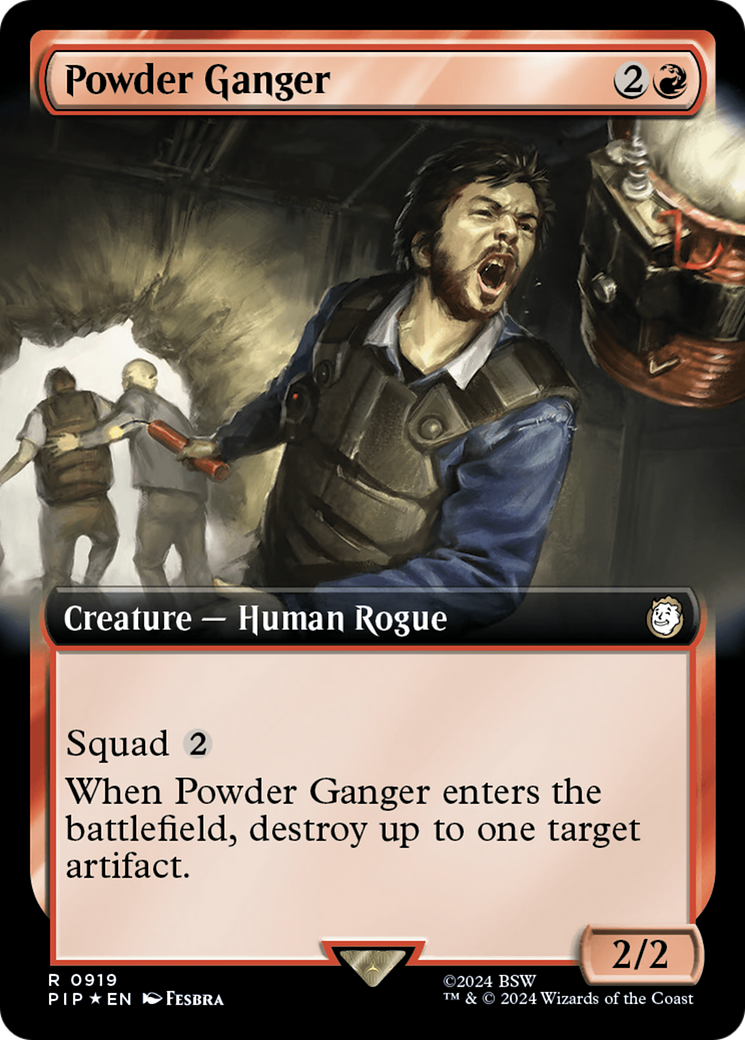 Powder Ganger (Extended Art) (Surge Foil) [Fallout] - Magic: The Gathering - Card Brawlers | Quebec | Canada |
