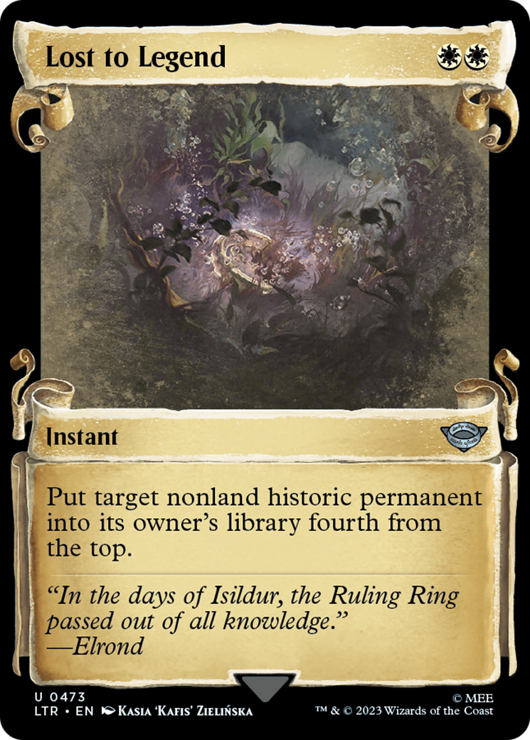 Lost to Legend [The Lord of the Rings: Tales of Middle-Earth Showcase Scrolls] - Magic: The Gathering - Card Brawlers | Quebec | Canada |