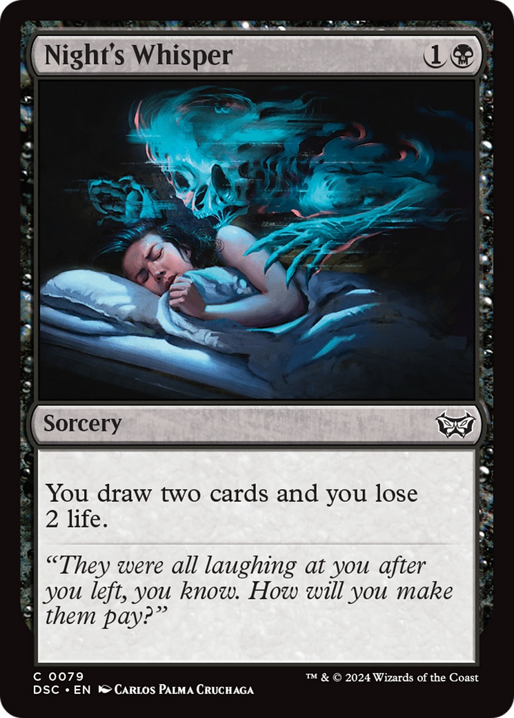 Night's Whisper [Duskmourn: House of Horror Commander] - Magic: The Gathering - Card Brawlers | Quebec | Canada |