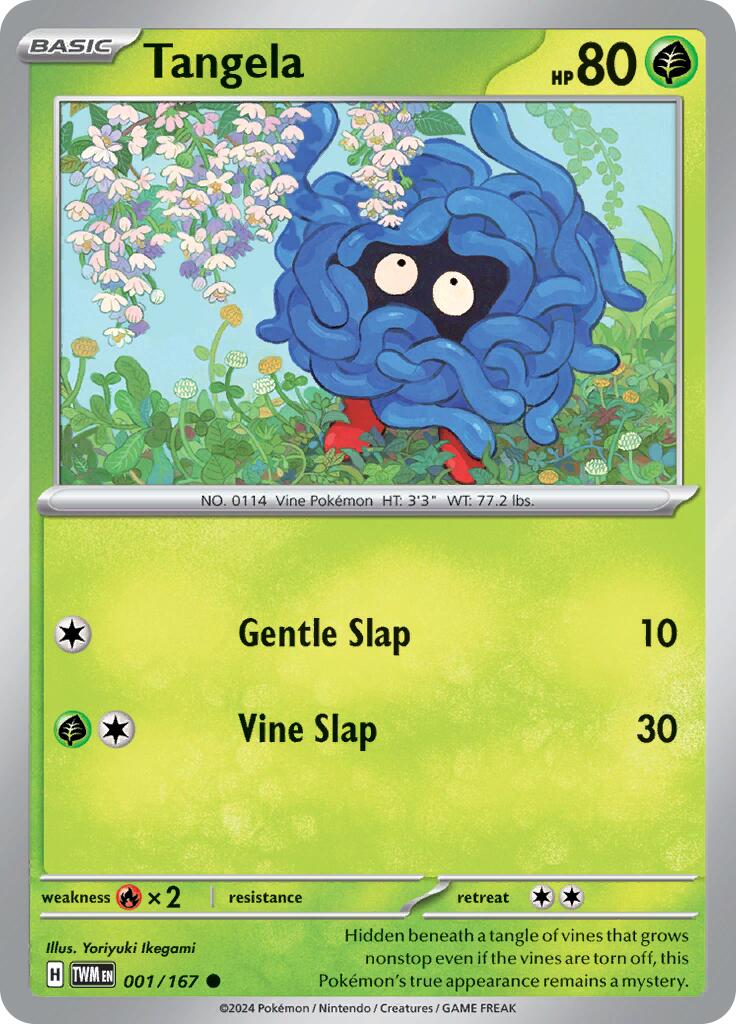 Tangela (001/167) [Scarlet & Violet: Twilight Masquerade] - Pokémon - Card Brawlers | Quebec | Canada |