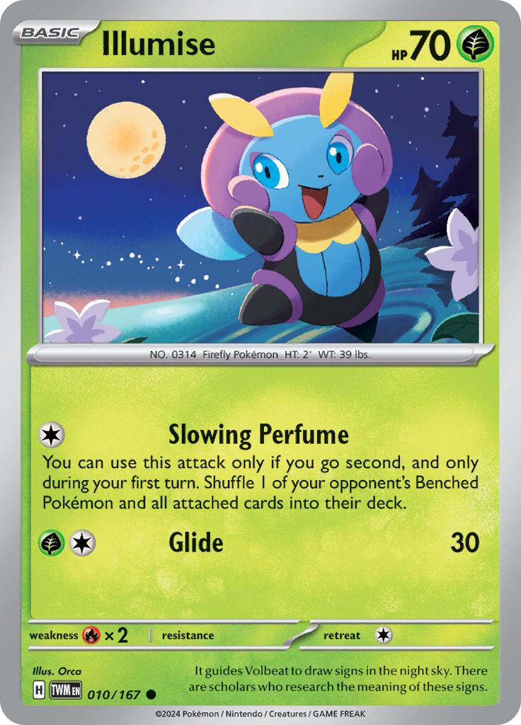 Illumise (010/167) [Scarlet & Violet: Twilight Masquerade] - Pokémon - Card Brawlers | Quebec | Canada |