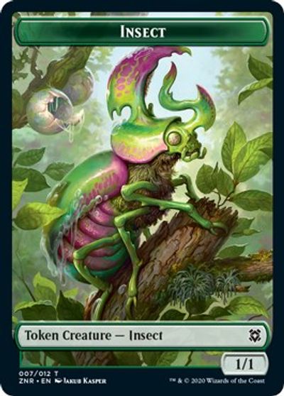 Human // Insect Double-Sided Token [Challenger Decks 2021 Tokens] - Magic: The Gathering - Card Brawlers | Quebec | Canada |