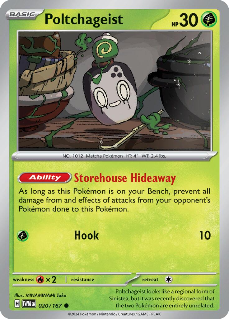 Poltchageist (020/167) [Scarlet & Violet: Twilight Masquerade] - Pokémon - Card Brawlers | Quebec | Canada |